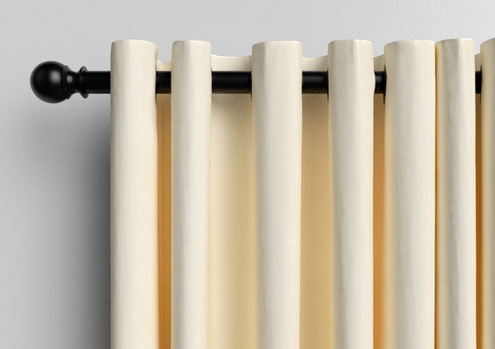 Florence Faux Suede, Fresh Cream - Made to Measure Curtains - Image 12